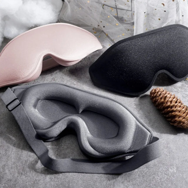 Masque de Sommeil 3D Occultant – Mousse à Mémoire de Forme