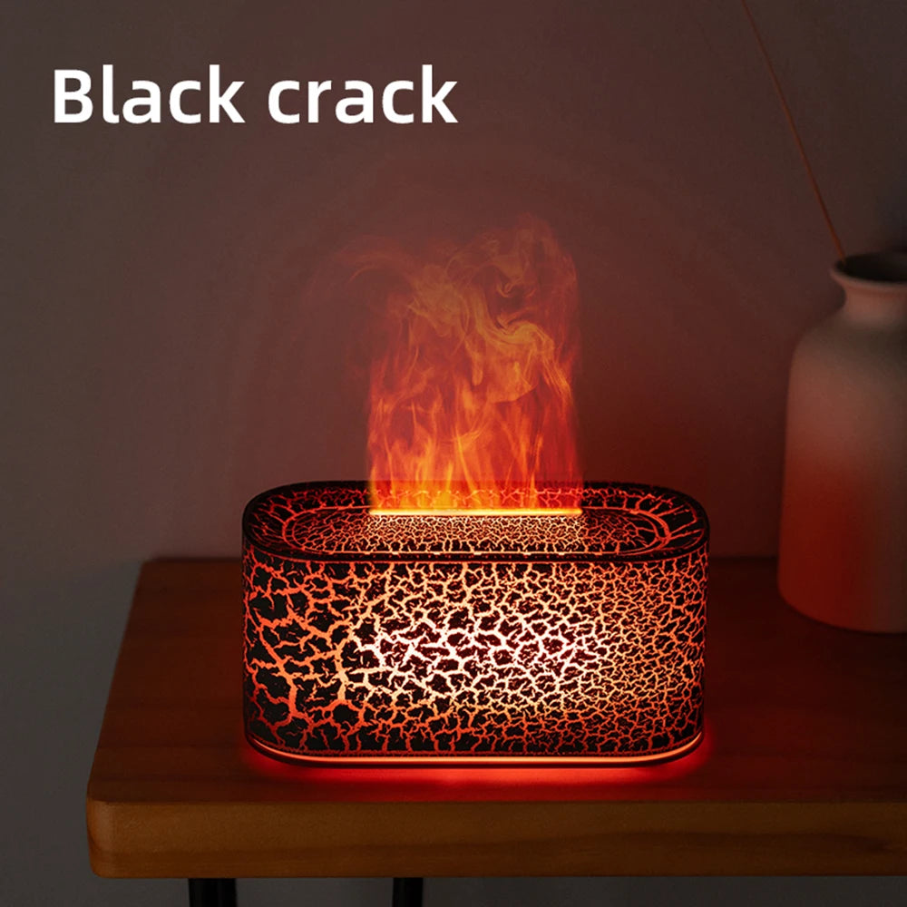 Diffuseur d'Arômes Effet Flamme – Humidificateur Silencieux