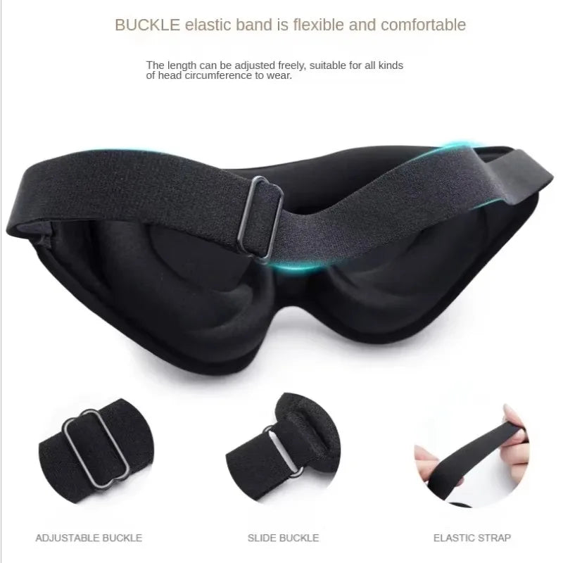 Masque de Sommeil 3D Occultant – Mousse à Mémoire de Forme