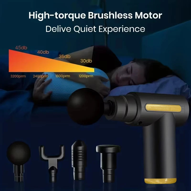 Mini Pistolet de Massage Portable – 6 Intensités