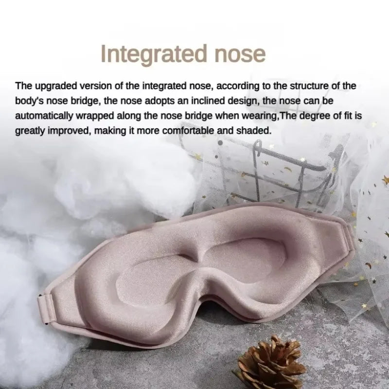 Masque de Sommeil 3D Occultant – Mousse à Mémoire de Forme