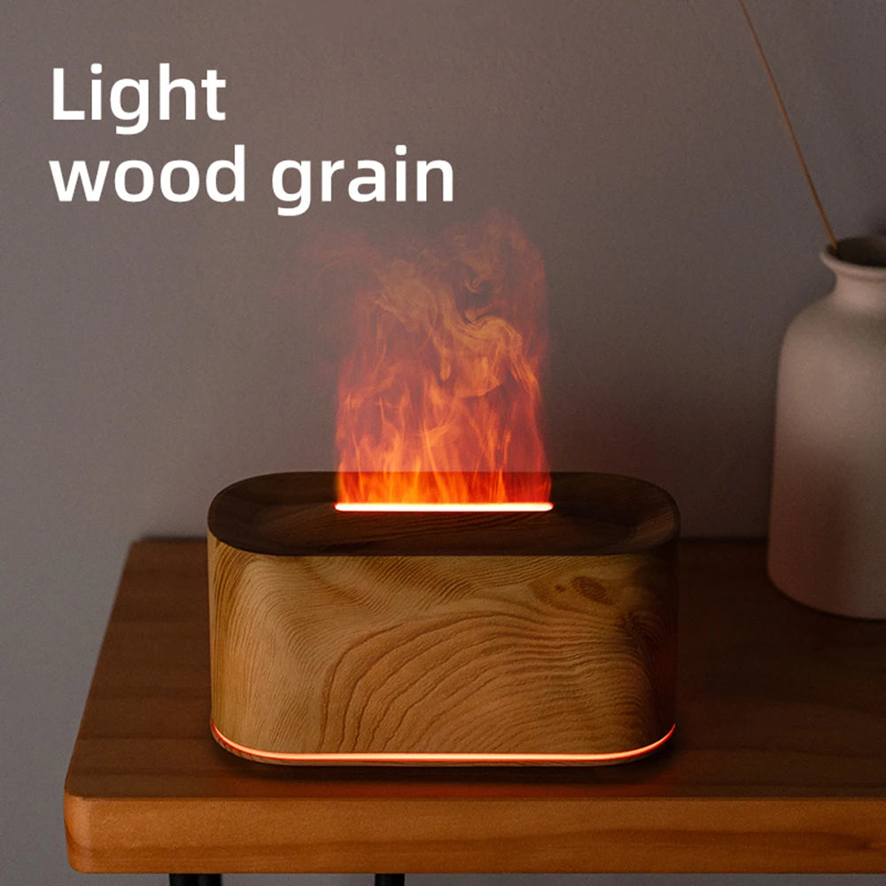 Diffuseur d'Arômes Effet Flamme – Humidificateur Silencieux