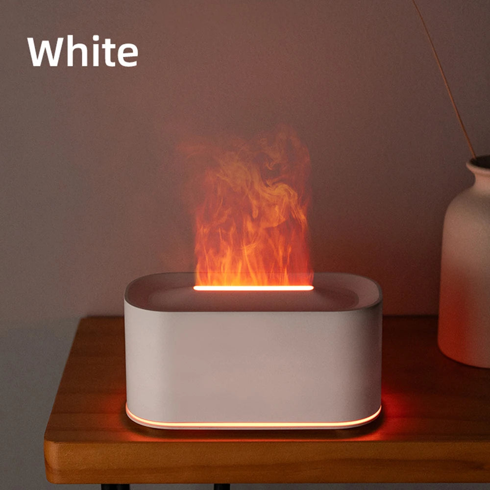 Diffuseur d'Arômes Effet Flamme – Humidificateur Silencieux