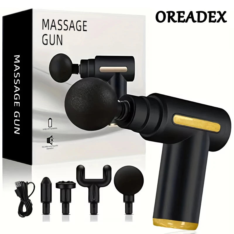 Mini Pistolet de Massage Portable – 6 Intensités