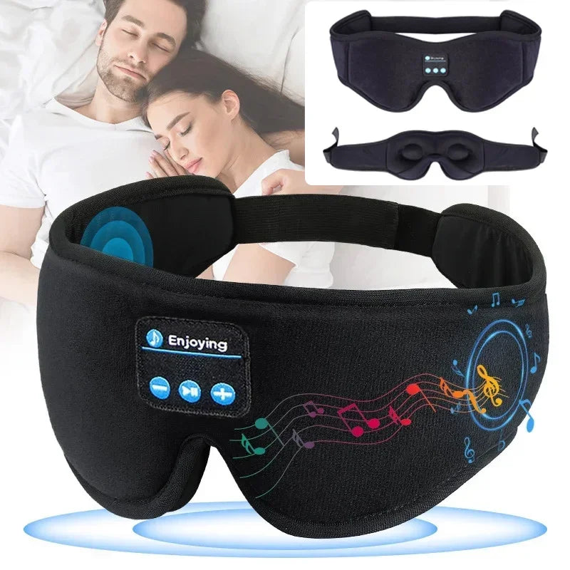 Masque de Sommeil Bluetooth 3D – Écouteurs Intégrés