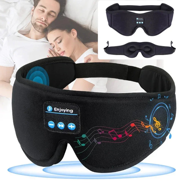 Masque de Sommeil Bluetooth 3D – Écouteurs Intégrés