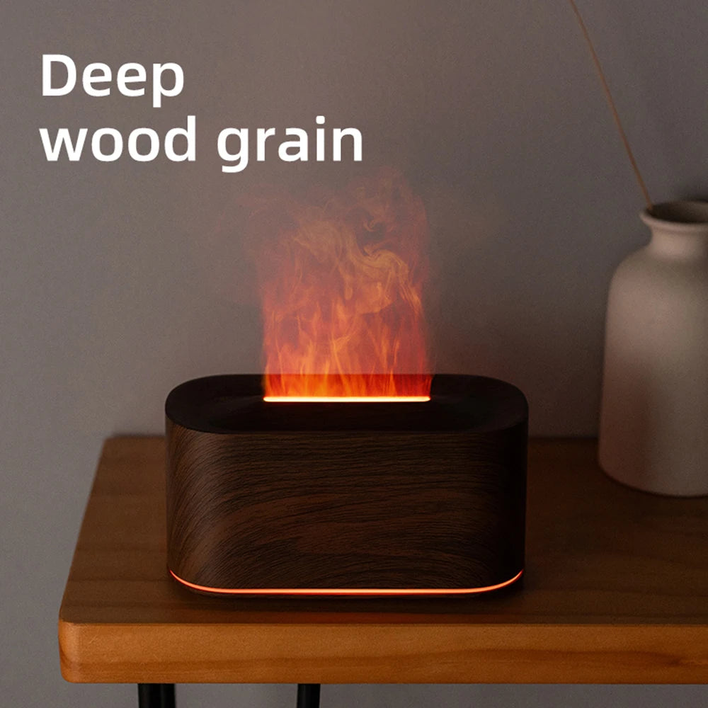 Diffuseur d'Arômes Effet Flamme – Humidificateur Silencieux