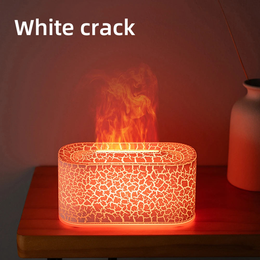Diffuseur d'Arômes Effet Flamme – Humidificateur Silencieux