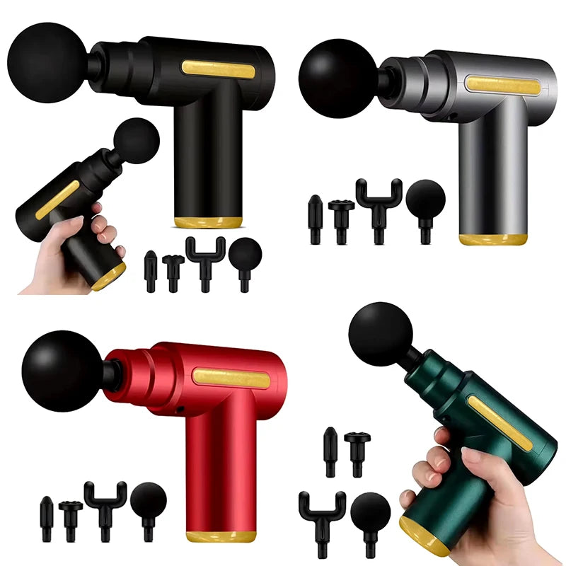 Mini Pistolet de Massage Portable – 6 Intensités
